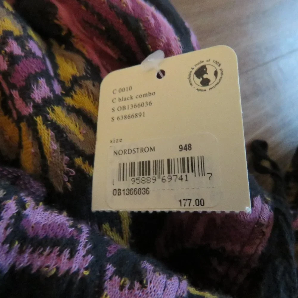 FREE PEOPLE No Ordinary Floral Puff Sleeve Top in Black Combo - Size XS - Picture 15 of 16